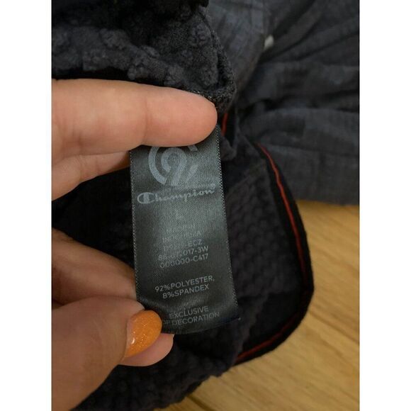 Champion Mens large Quarter-Zip Long Sleeve high neck Performance Shirt - Picture 9 of 9